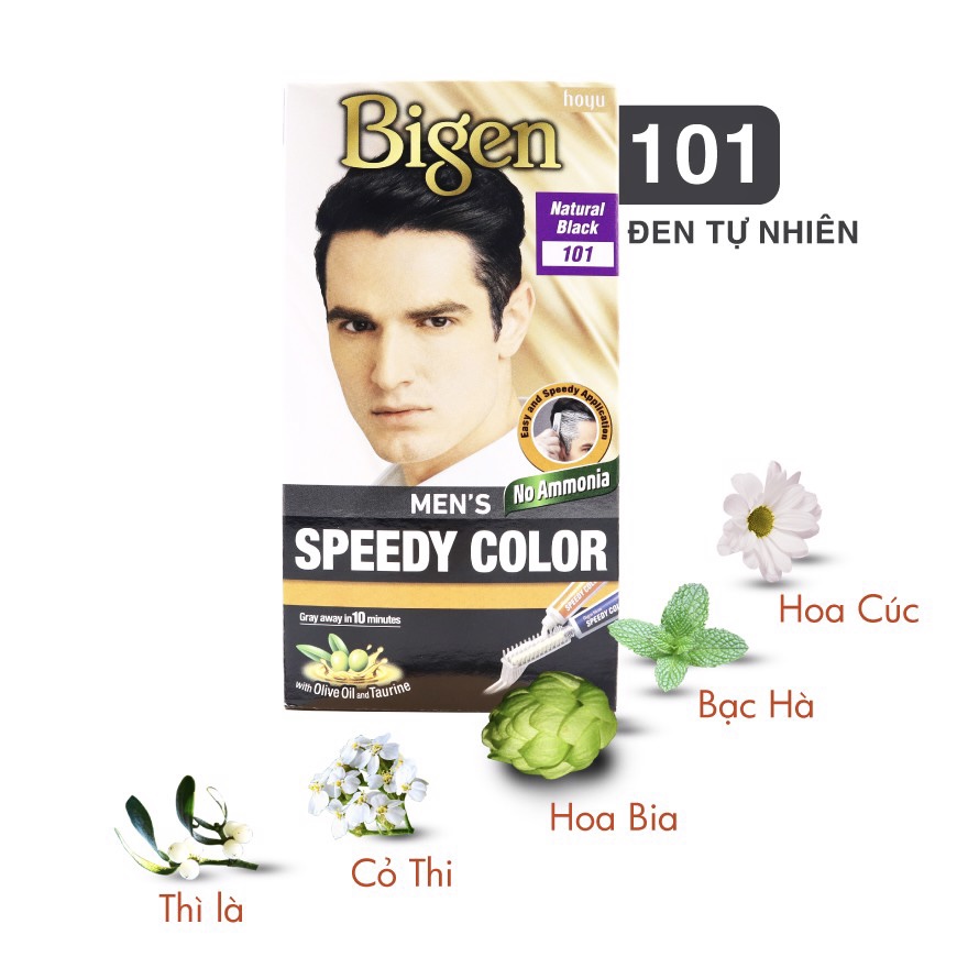 Thuốc nhuộm tóc phủ bạc cho nam bigen men’s speedy color