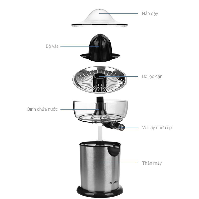 Máy Vắt Cam SHARP EJ-J130-ST