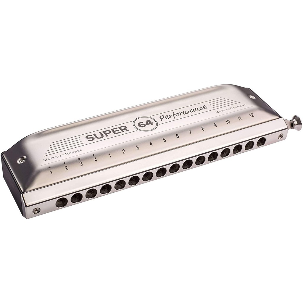 Kèn Harmonica Chromatic Super 64 Performance M758501 ( Tone C ) Hohner - Nhập Khẩu Đức - Phân phối Sol.G