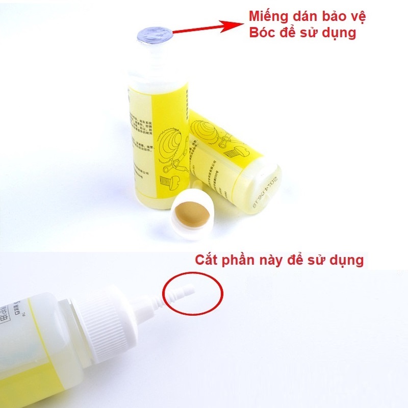Dầu tra xích xe đạp bánh răng