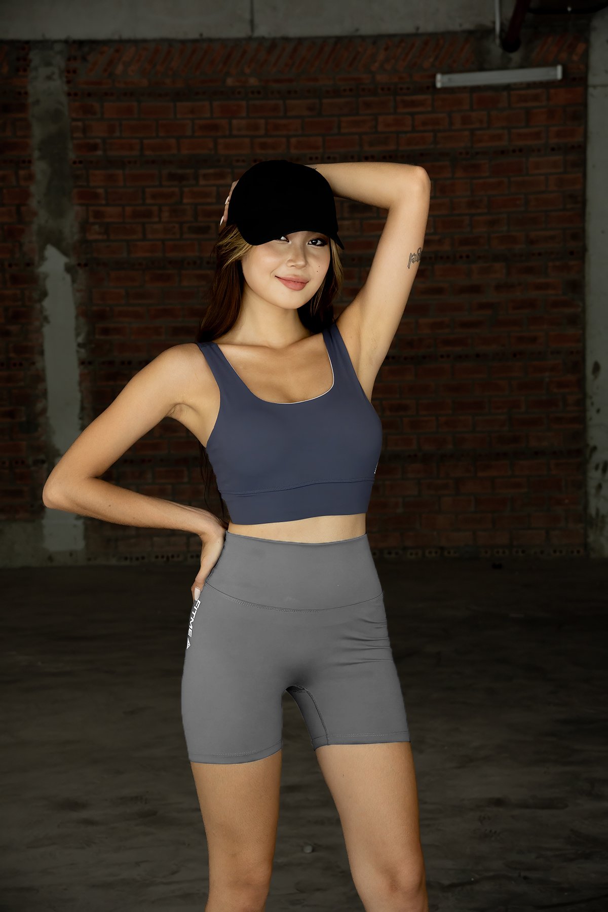 Quần đùi tập gym yoga Fitme legging nữ cạp cao tôn dáng co giãn 4 chiều cao cấp QNTG