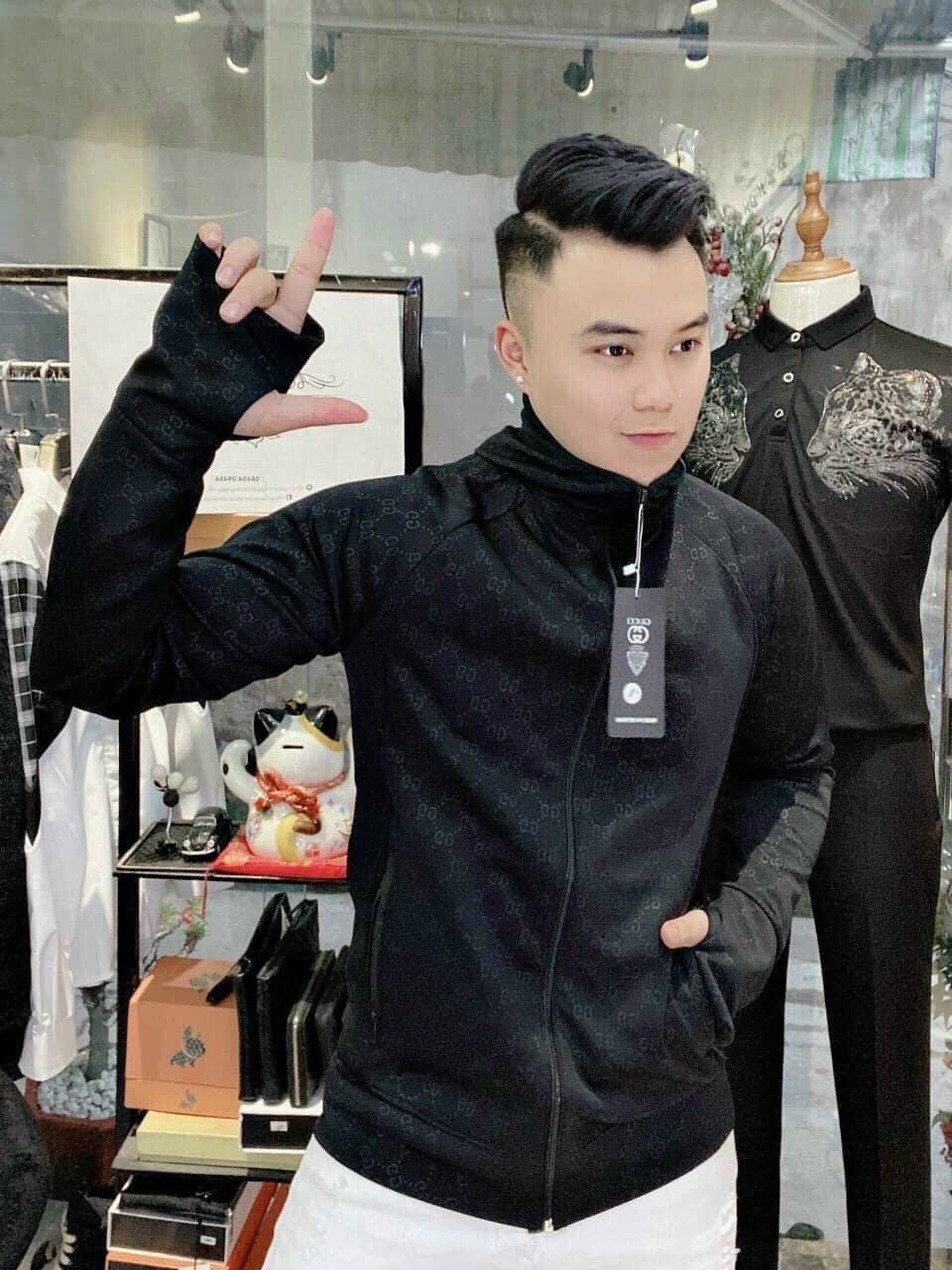 Áo chống nắng _ Áo khoác nam họa tiết, Chất umi dày dặn