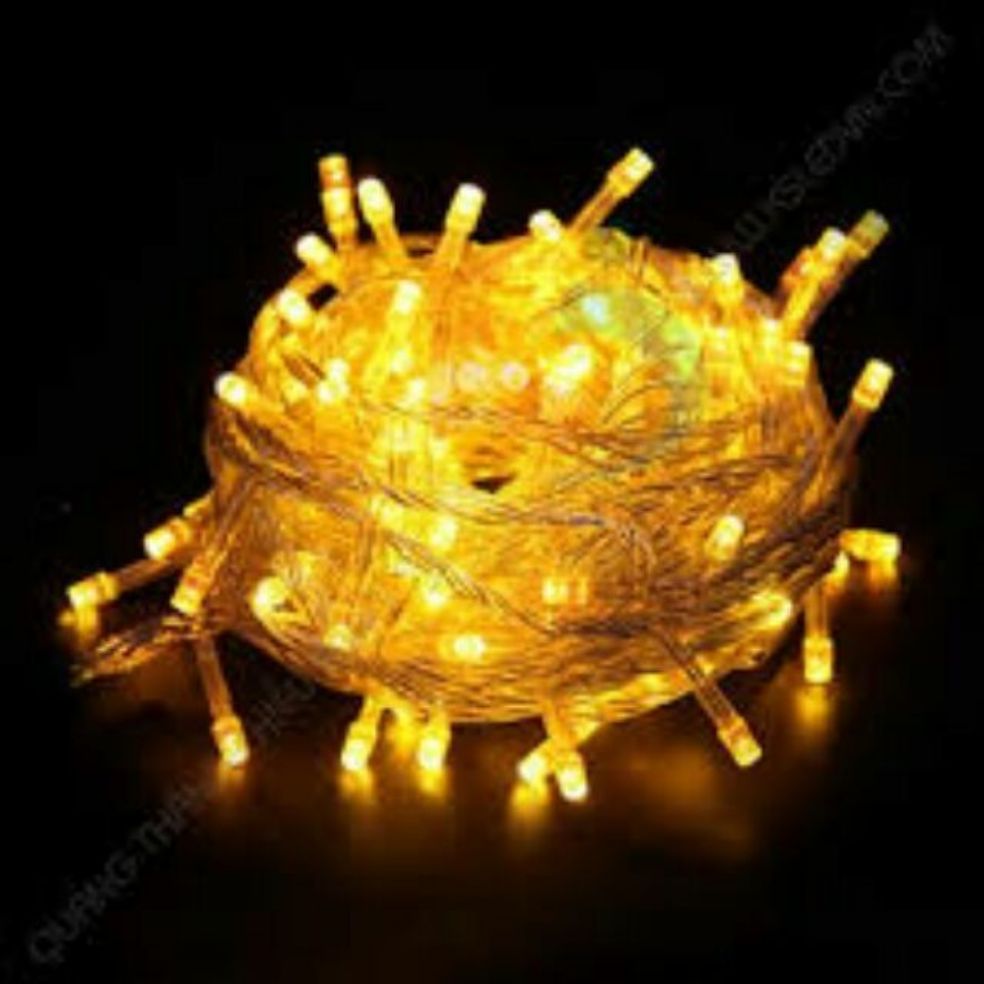 [HCM]Dây đèn led trang trí màu vàng nắng dài 5m