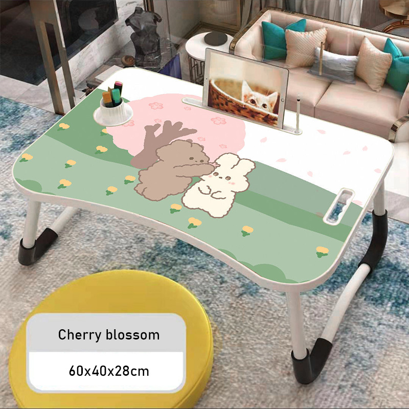 Bed folded small table, laptop table, lazy student study dormitory bedroom, bay window writing desk