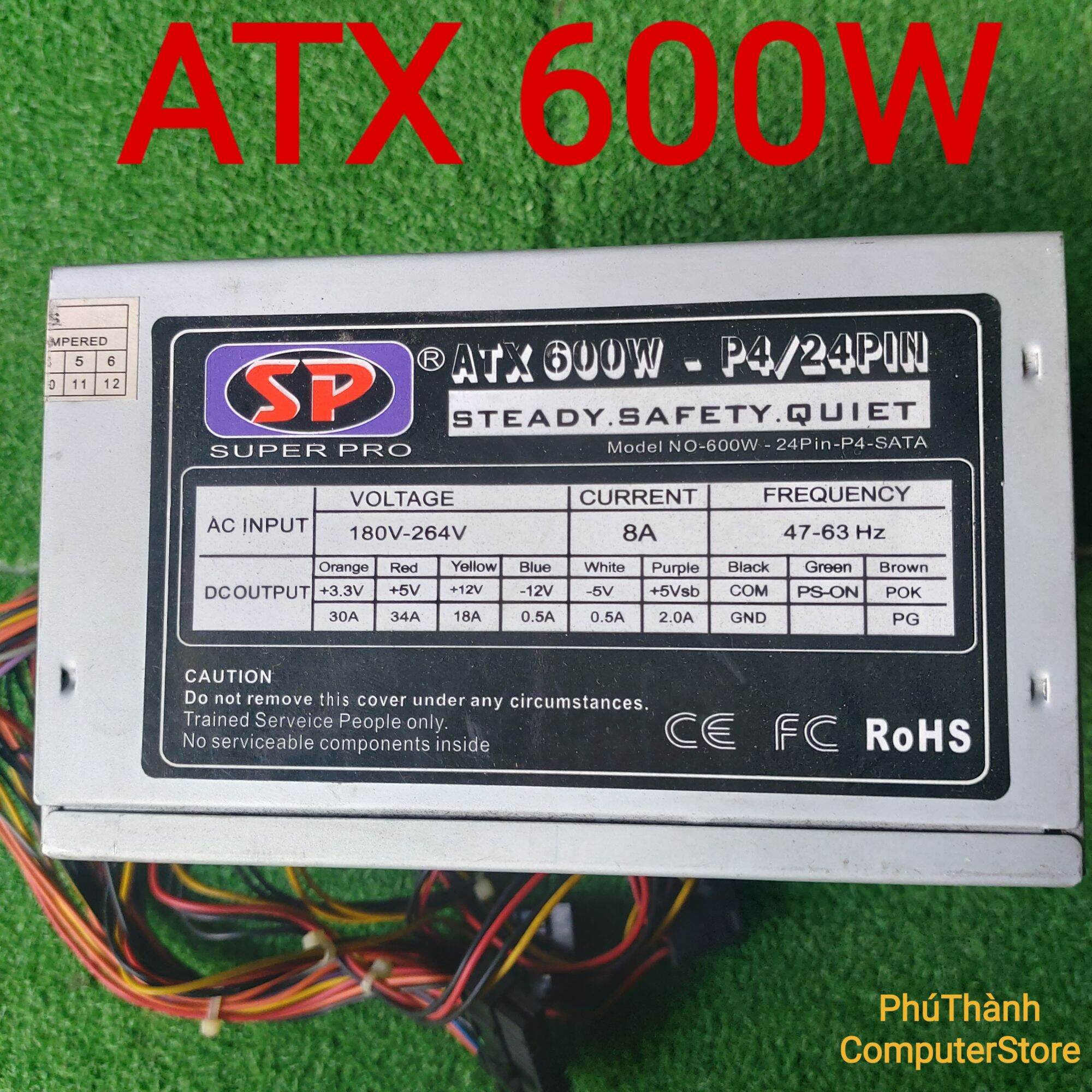 [HCM]Nguồn máy tính ATX 600W - Hàng chính hãng cũ