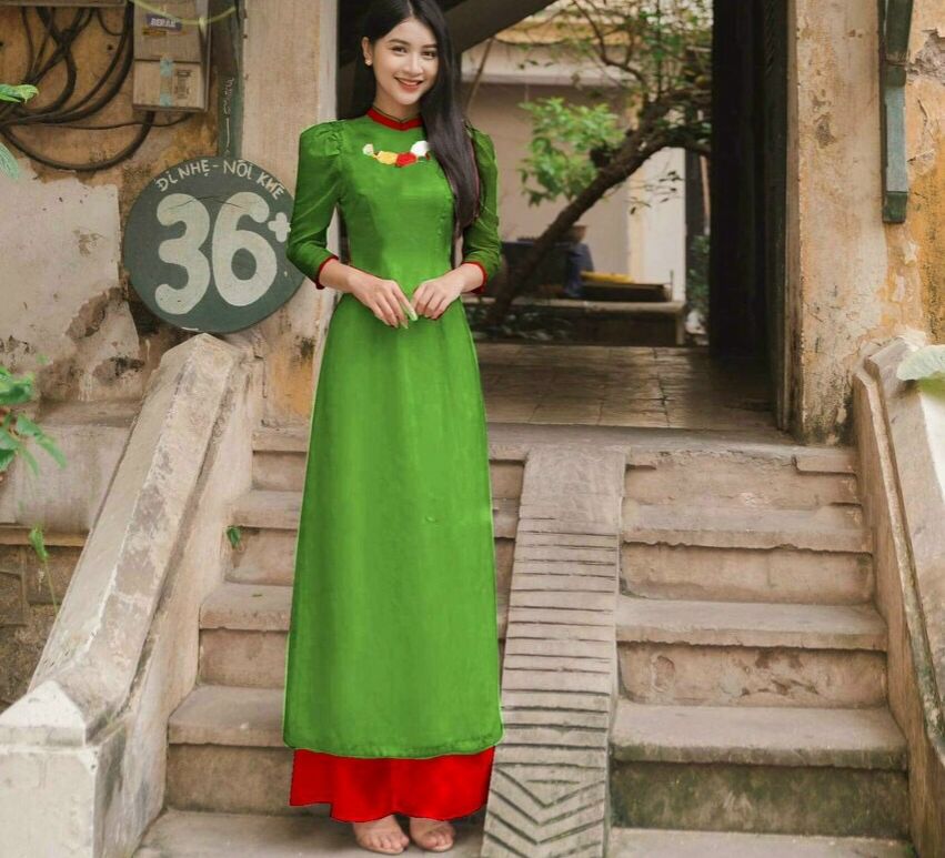 Áo dài 4 tà kèm quần cao cấp
