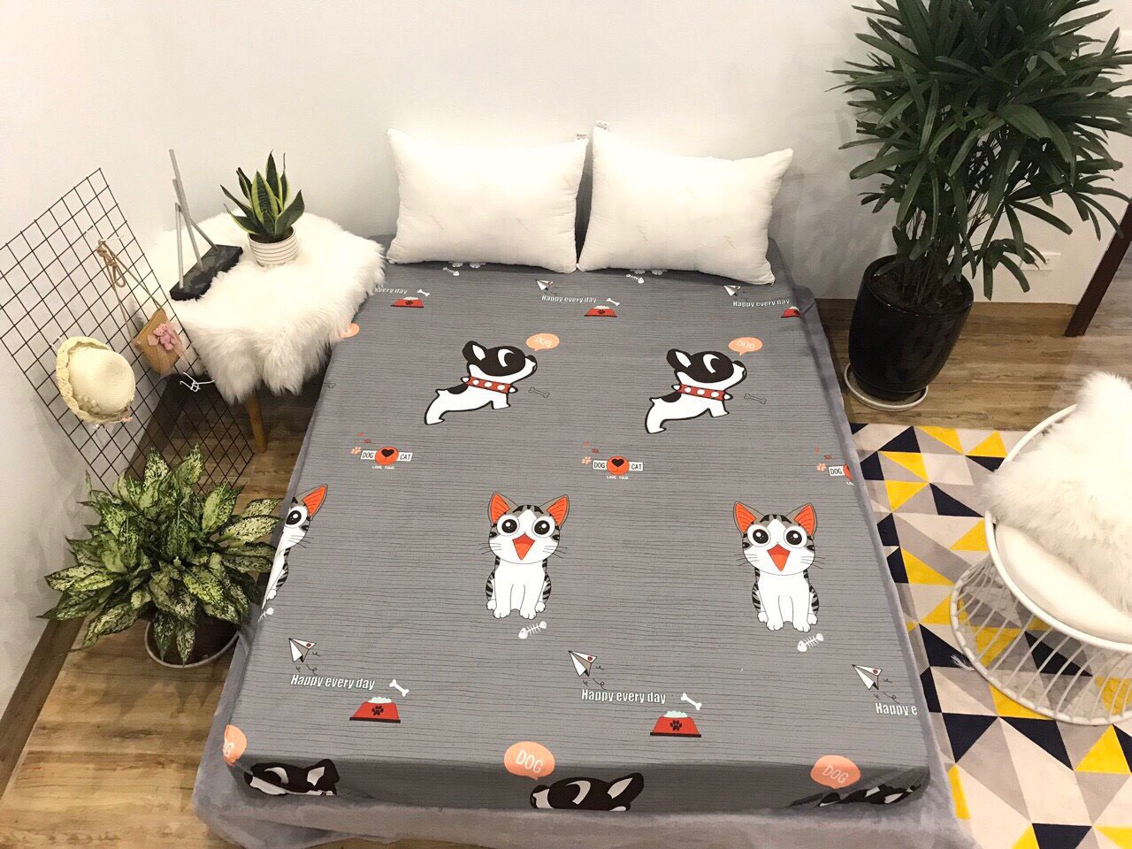 (Chọn mẫu) Ga chống thấm Cotton cao cấp loại 1
