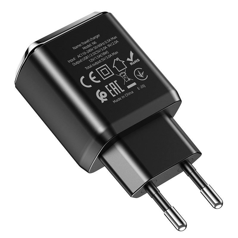 Bộ Củ Sạc nhanh Hoco N6 Type C (PD18W + QC3.0)