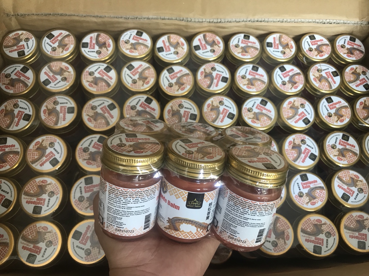 Dầu cù là xoa bóp hãng rotchana (rắn, hổ, bọ cạp, rết, cá sấu, hưu) Thái lan