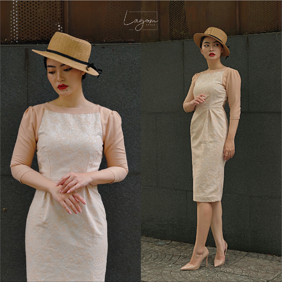 ĐẦM THUN GẤM PARISIAN CHIC