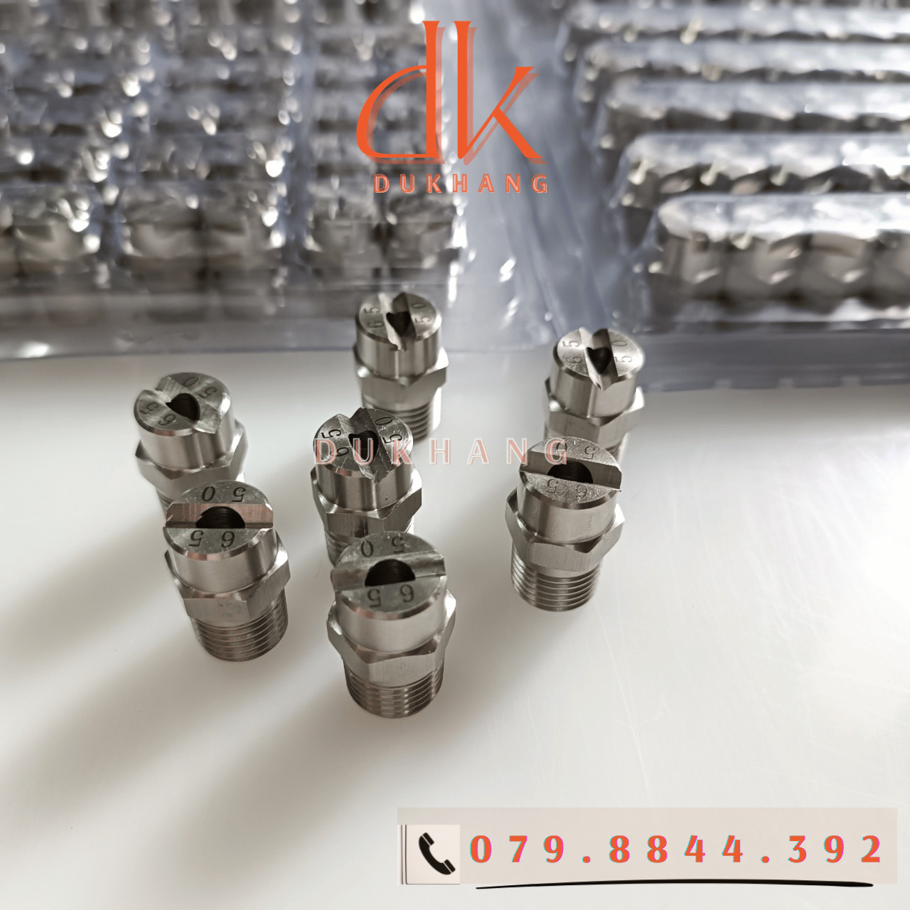 Béc inox cánh quạt ren ngoài