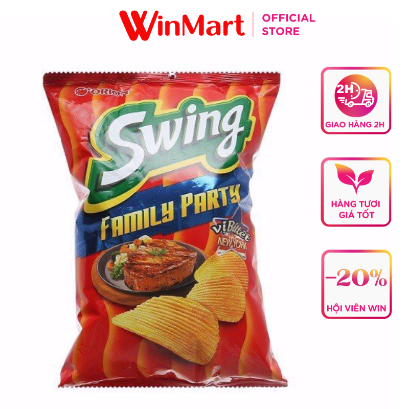 [Siêu thị WinMart] -Snack Swing Family Pack vị bò 152g