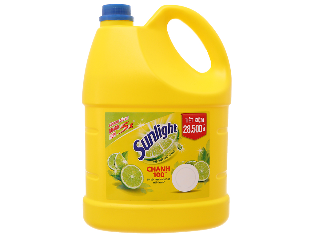 Nước Rửa Chén Sunlight Chanh - 3.8kg