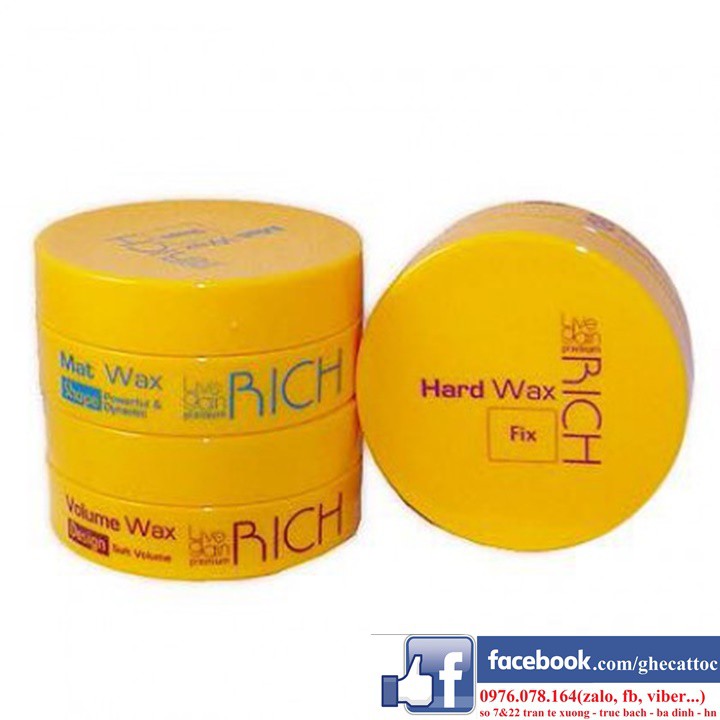 SÁP VUỐT TÓC LIVEGAIN SIÊU CỨNG HARD WAX FIX