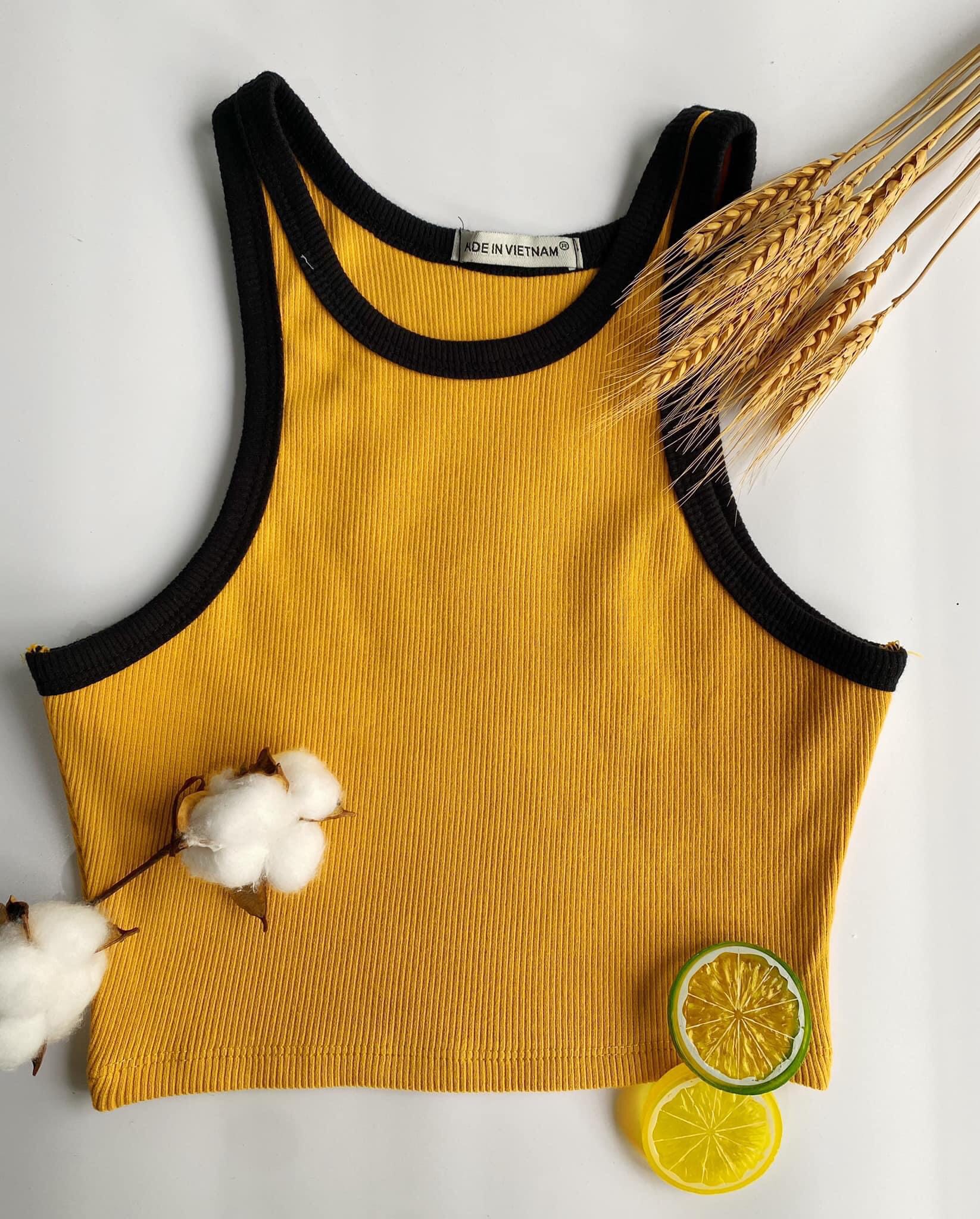 💥Áo Croptop BA LỖ PHỐI VIỀN Basic Trơn💥 Nữ Thun Gân Kiểu Ôm Body💥Nhiều màu sắc kiểu dáng thể thao trẻ trung năng động💥💥💥