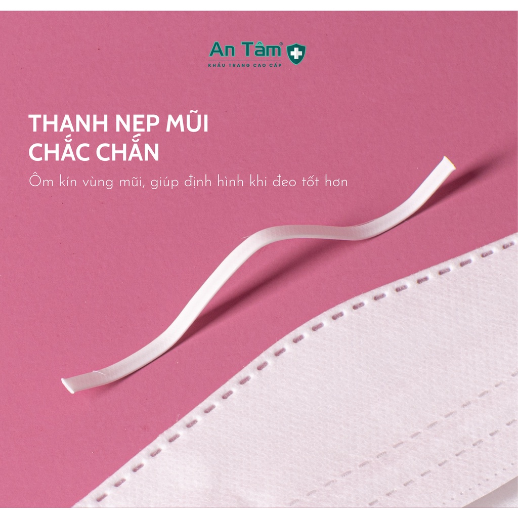 Thùng 100 cái - Khẩu trang y tế 4D KF94 Hàn Quốc Chính Hãng AN TÂM