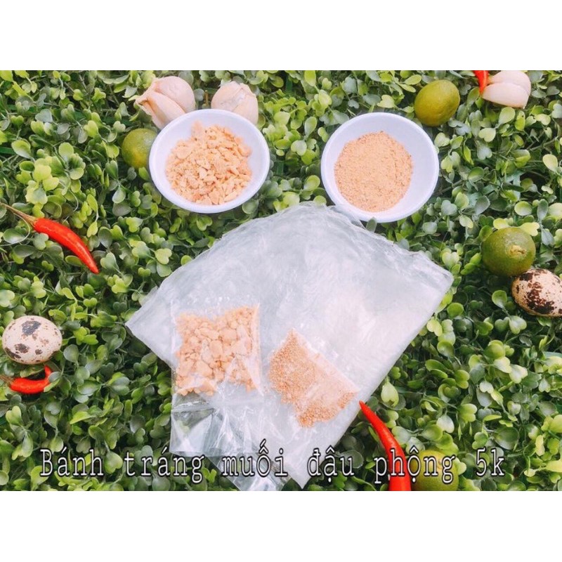 Bánh tráng Muối Đậu Phộng