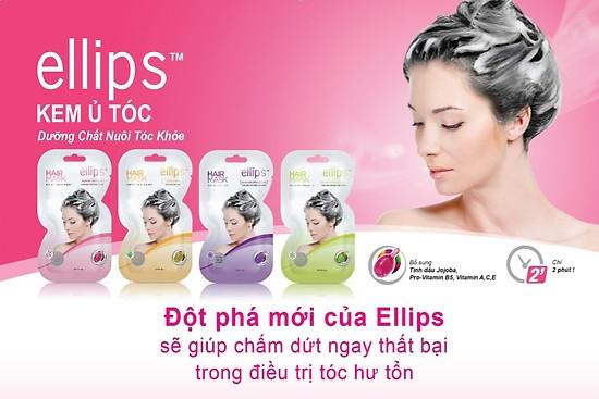 [HCM]Combo 5 Kem Ủ Tóc Ellips - Dưỡng Chất Nuôi Tóc Khỏe - Phục Hồi Tóc