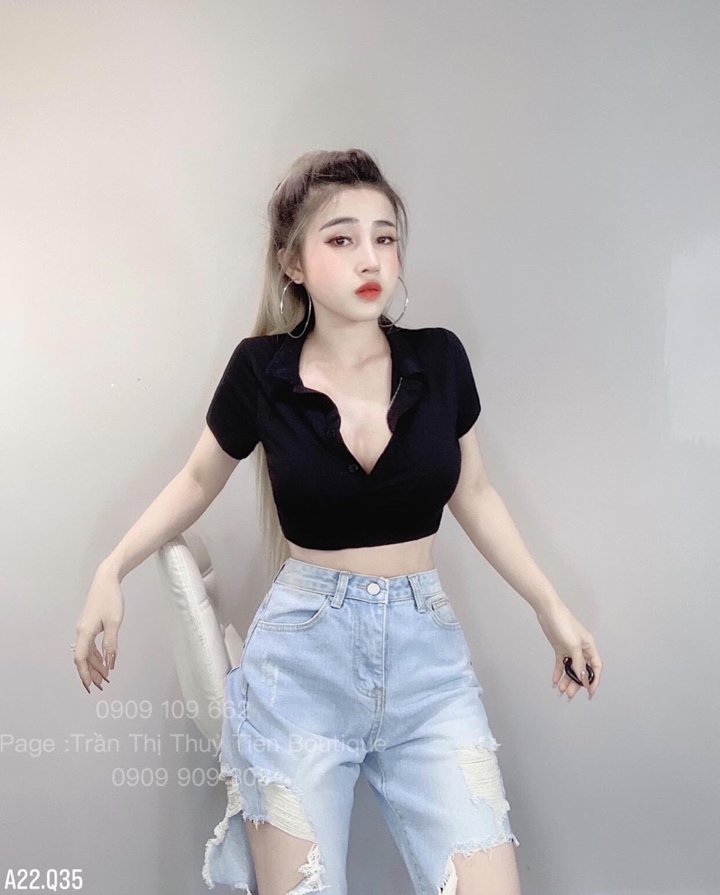 ÁO THUN CỔ BẺ THUN LỤA LOẠI 1 - Carotshop