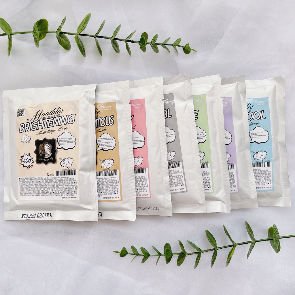 Bột mặt nạ thạch dẻo Montblie Modelling Mask Hàn Quốc 40g