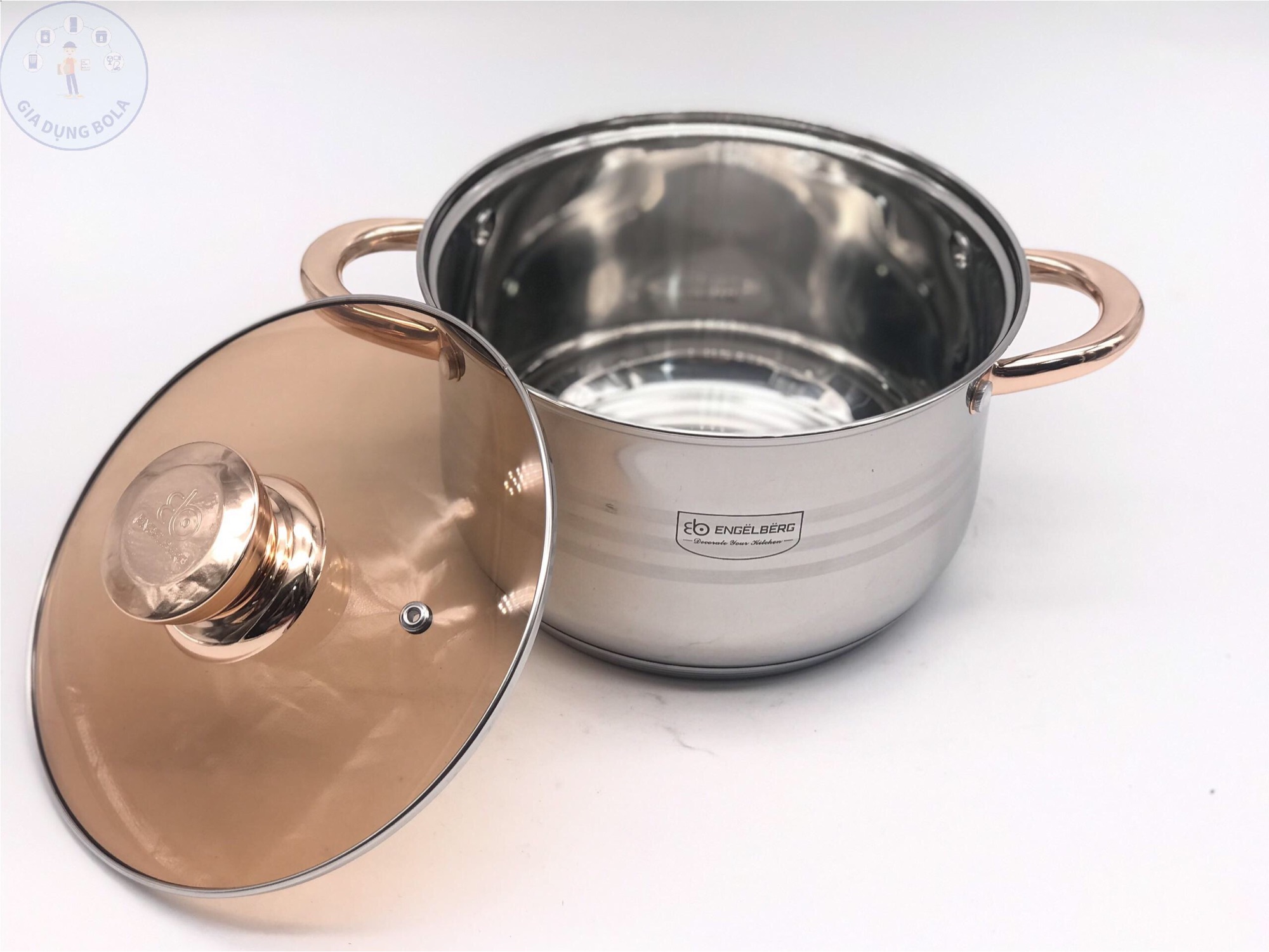Bộ nồi đức engelberg 6 món 5 đáy