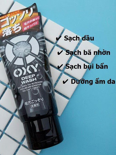 Sữa Rửa Mặt Nam Oxy 130g Nhật Bản