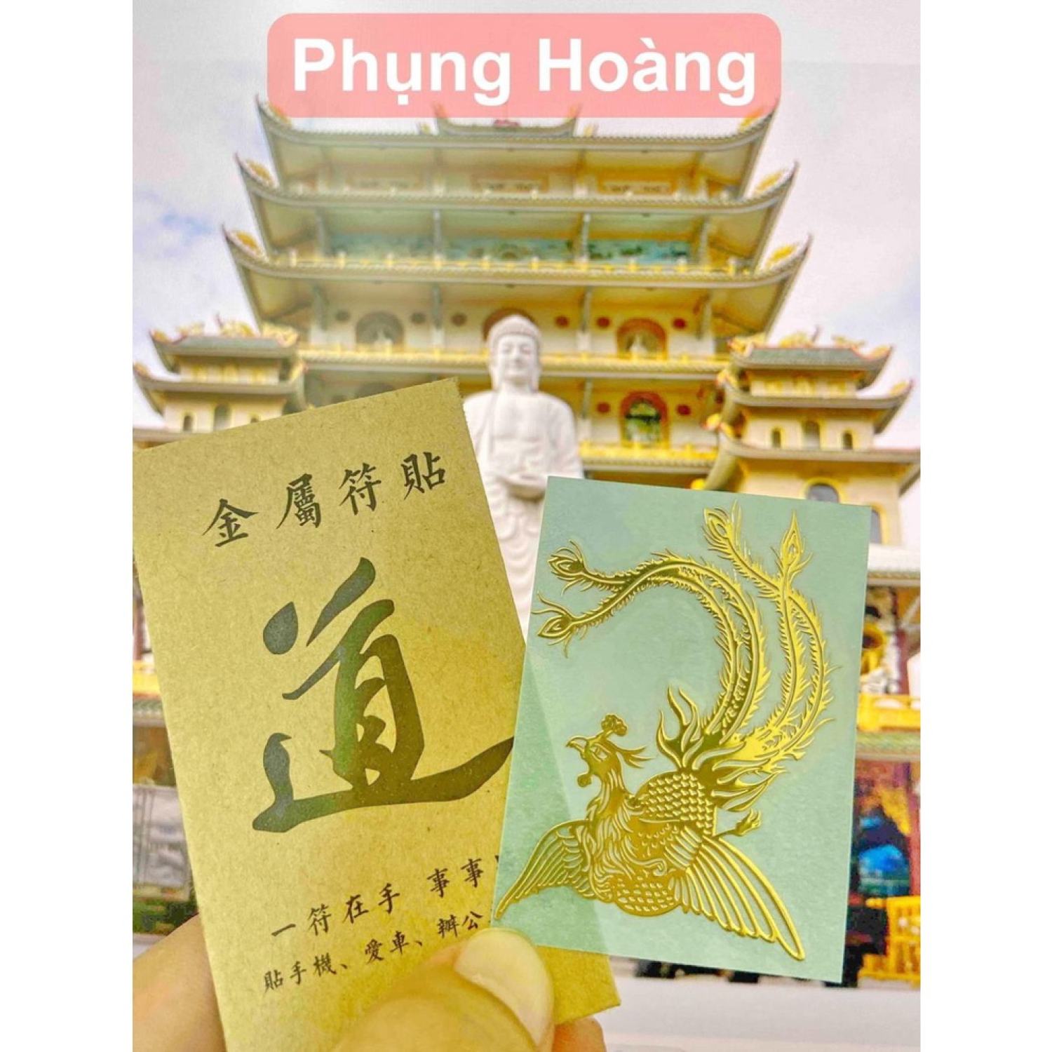 [ĐÃ KHAI QUANG] Linh Phù Miếng dán điện thoại QUAN THẾ ÂM - SONG NGƯ - HỔ - RỒNG - PHƯỢNG - PHẬT THÍCH CA nhiều hình khác {siêu rẻ}