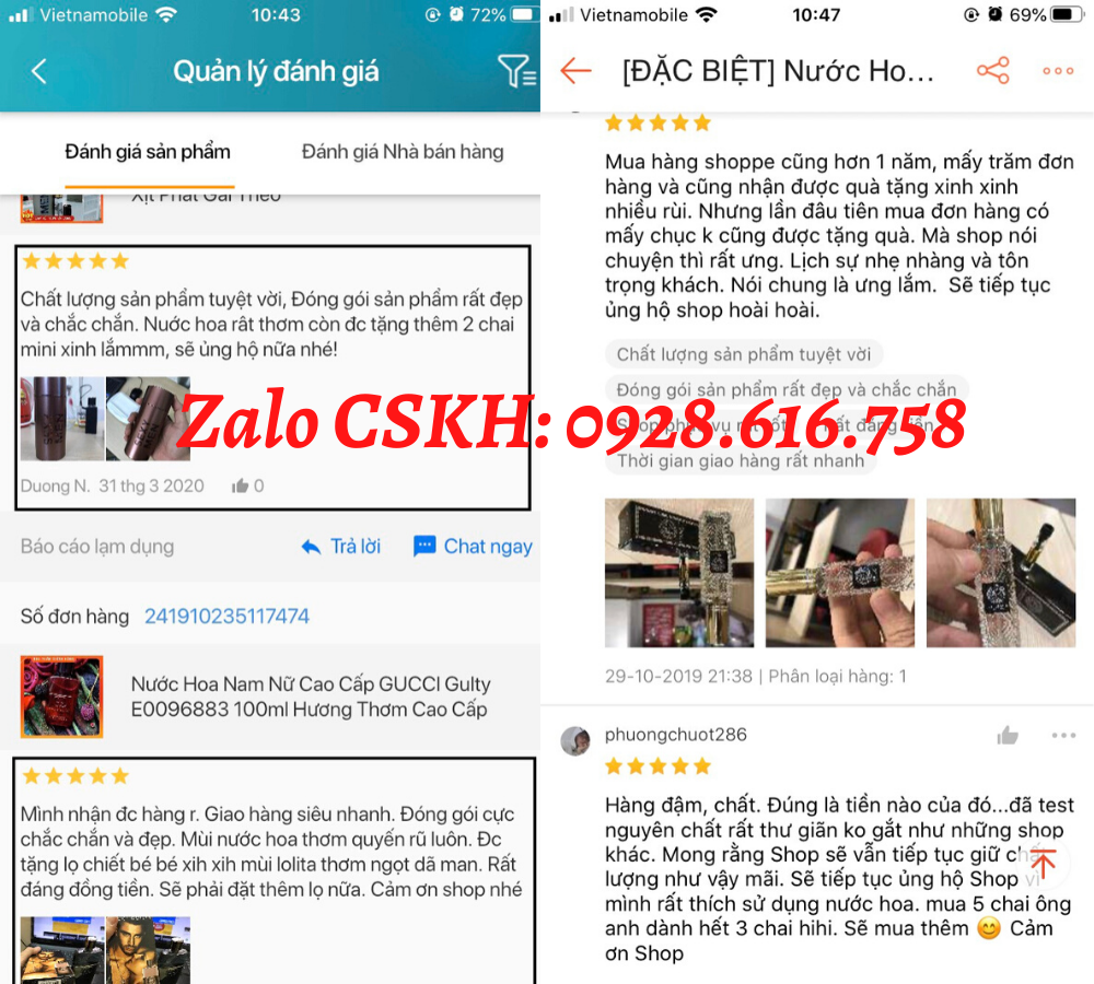 Nước Hoa Nam Nữ Pháp mini 4D Cao Cấp 20ml Chọn Mùi