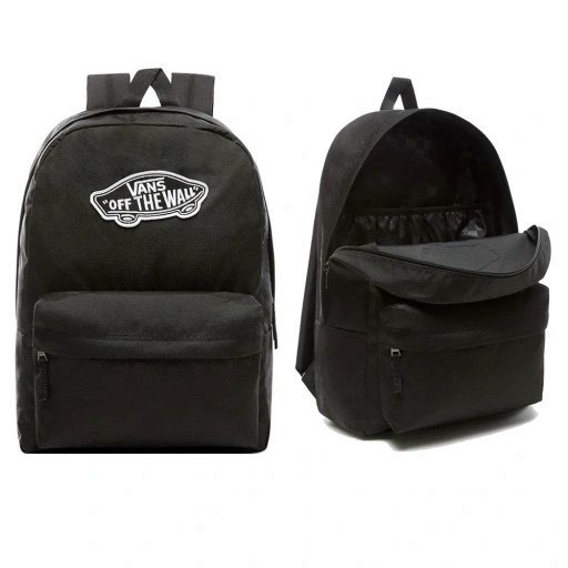 (Chính Hãng) (Tặng Túi Vải) Balo Vans Basic - Logo Đen Trắng (Có Sẵn - Full Tag)