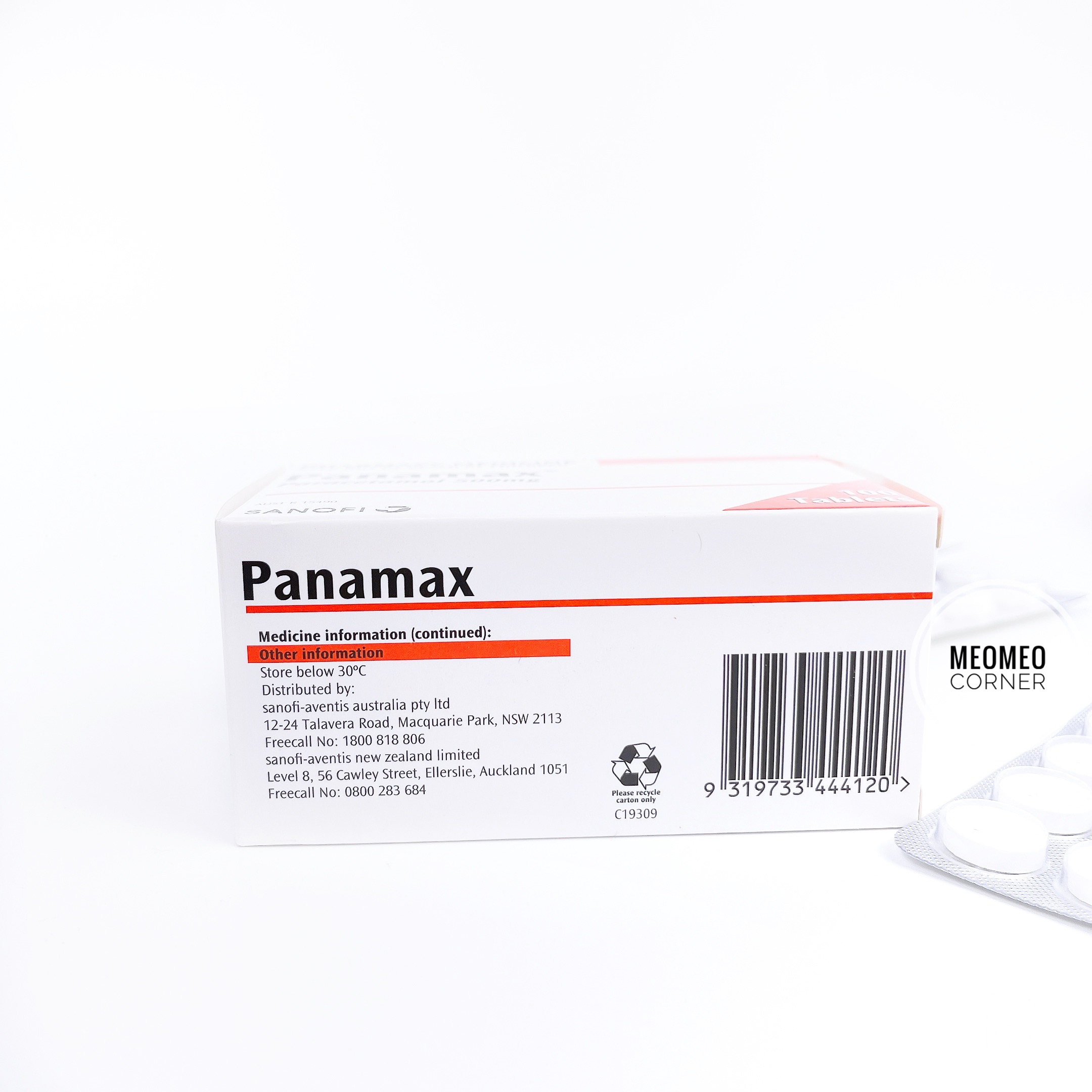 Hạ sốt Panamax 100 viên