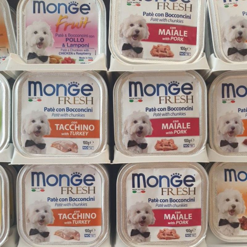 Pate cho chó Monge hộp 100g