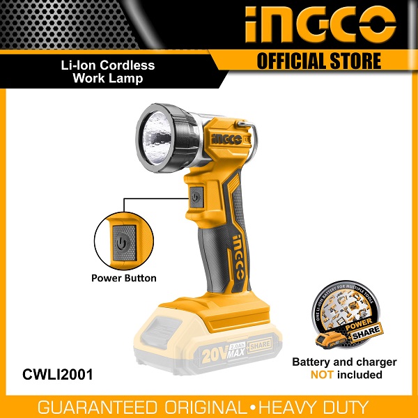 ĐÈN LÀM VIỆC DÙNG PIN 20V INGCO CWLI2001