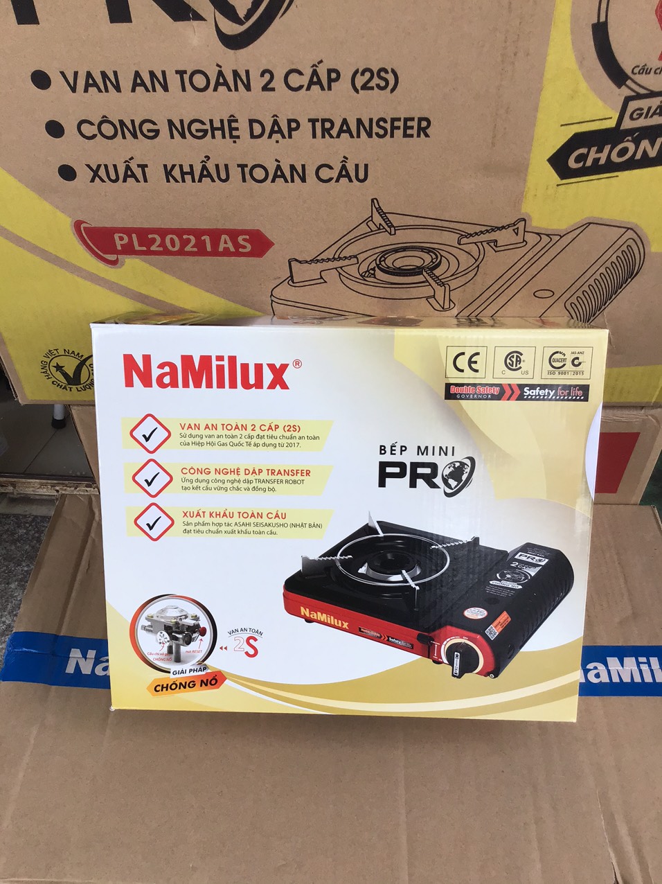 BẾP GA MINI NAMILUX PL1911PF (tiết kiệm gas)