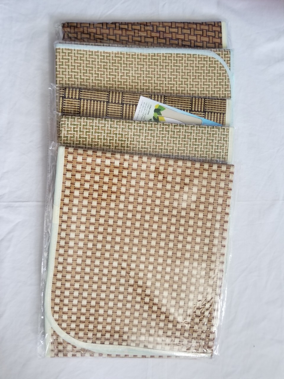 Chiếu lục bình 2 lớp kích thướt 60*77cm nằm mát lưng bé