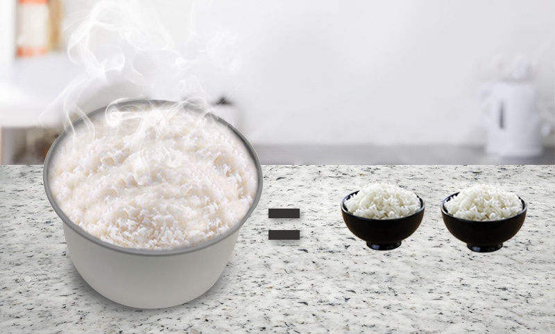 Nồi cơm điện nắp rời 0.8 lít Kim Cương