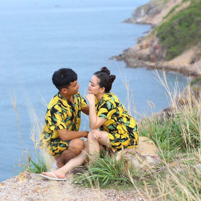 [FreeshipMAX] COMBO ÁO QUẦN ĐI BIỂN TRÁI CÂY - CHUỐI VÀNG, VẢI KATE THÁI SIÊU ĐẸP (HÌNH + VIDEO THẬT)