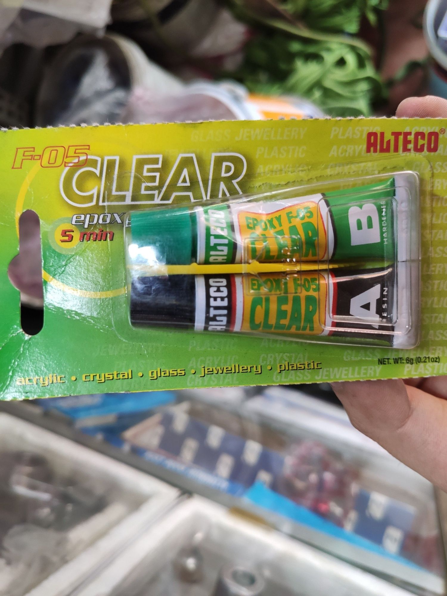 Keo AB nhỏ Clear siêu dính mau khô