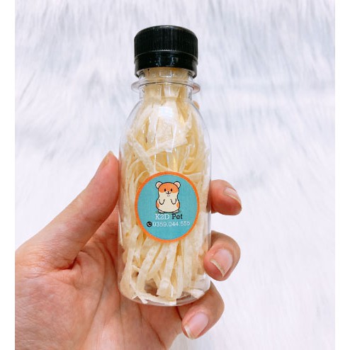 [Hoàn tiền 10%]Snack Cá Tuyết Sợi Cho Hamster Lọ 100ml