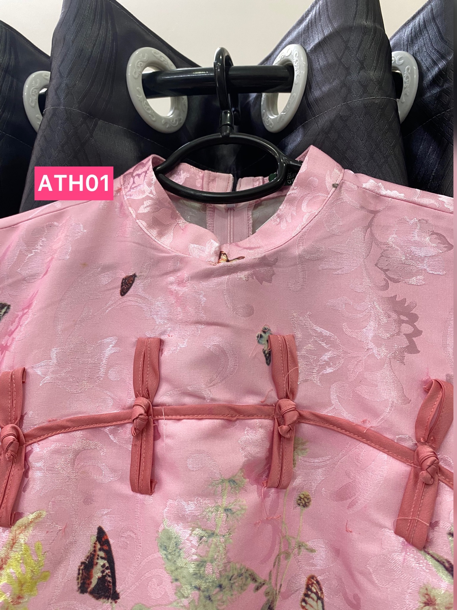 Áo Gấm Cổ Tàu