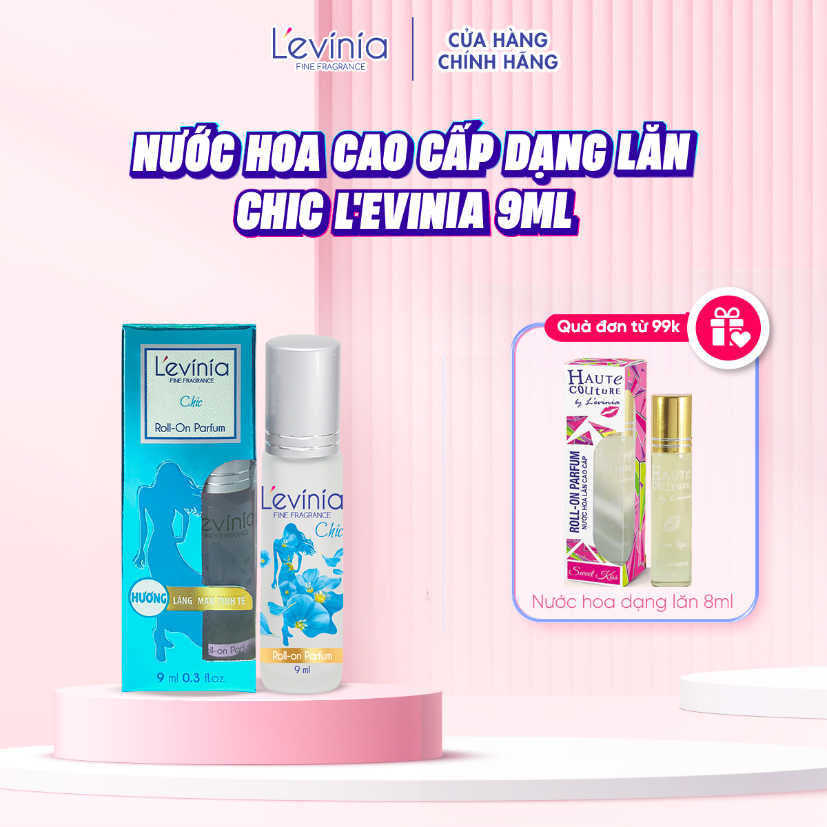 Nước Hoa Cao Cấp Dạng Lăn L'evinia CHIC 9ml