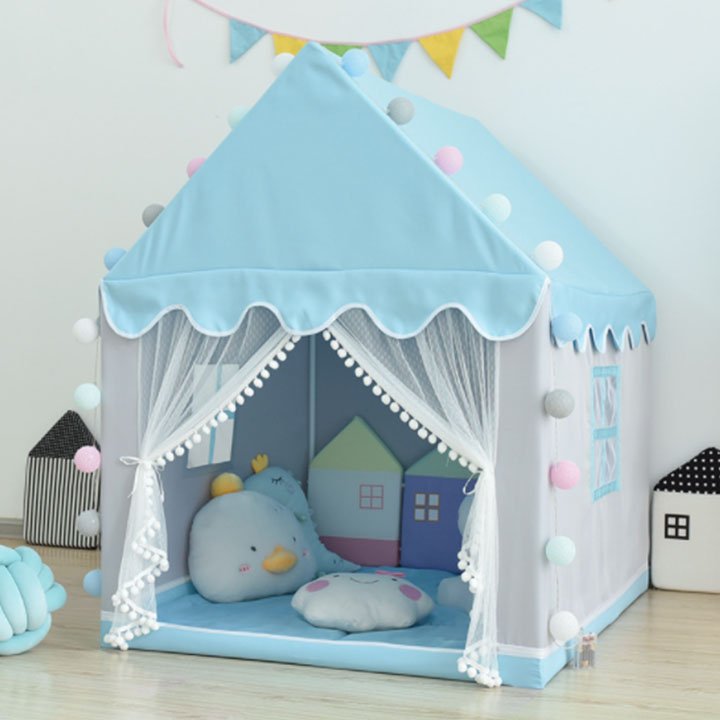 Lều Công Chúa Hoàng Tử S5 Dành Cho Bé Yêu (Tặng kèm 1 dây bóng tròn trang trí cực đẹp)