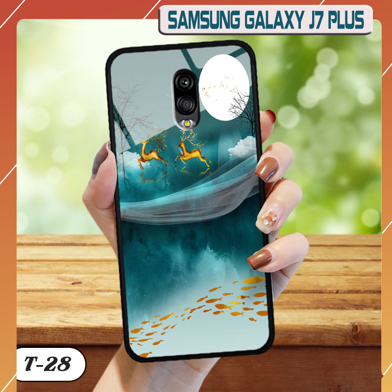 Ốp kính 3D Samsung Galaxy J7 Plus