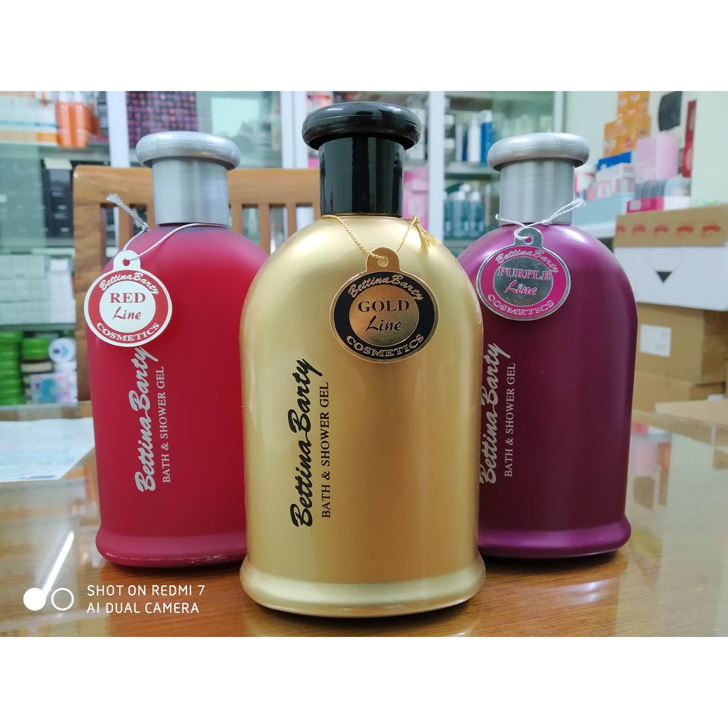 Sữa Tắm Bettina Barty Gold Line, 500 ml