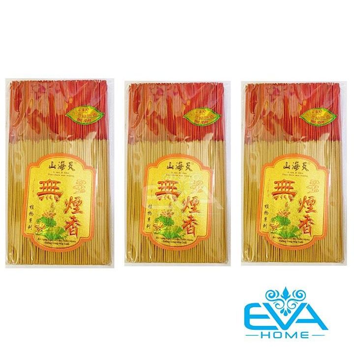 [HCM]Combo 3 Bó Nhang Cao Cấp Không Khói Không Mùi Ít Tàn Malay 20 Cm