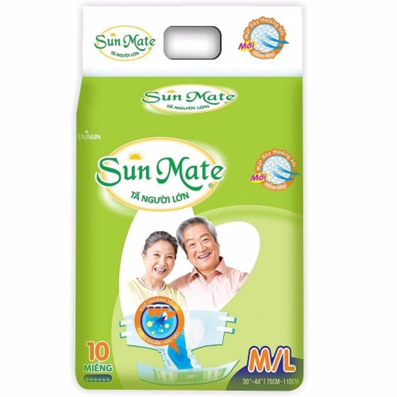 Tã người lớn Sunmate size ML10 (vòng bụng 75-110cm) tốt nhất