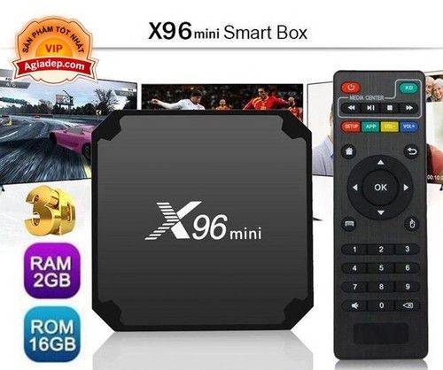 Sale COMBO REMOTE giọng nói chuột bay g10s và  đầu Tivi box thông minh X96 mini amlogic s905L cấu hình 2GB độ phân giải 4K siêu nét nhỏ gọn