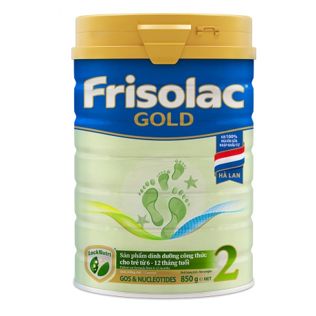 [Giá rẻ vô địch] Sữa Frisolac Gold 2 850g (6 - 12 tháng)