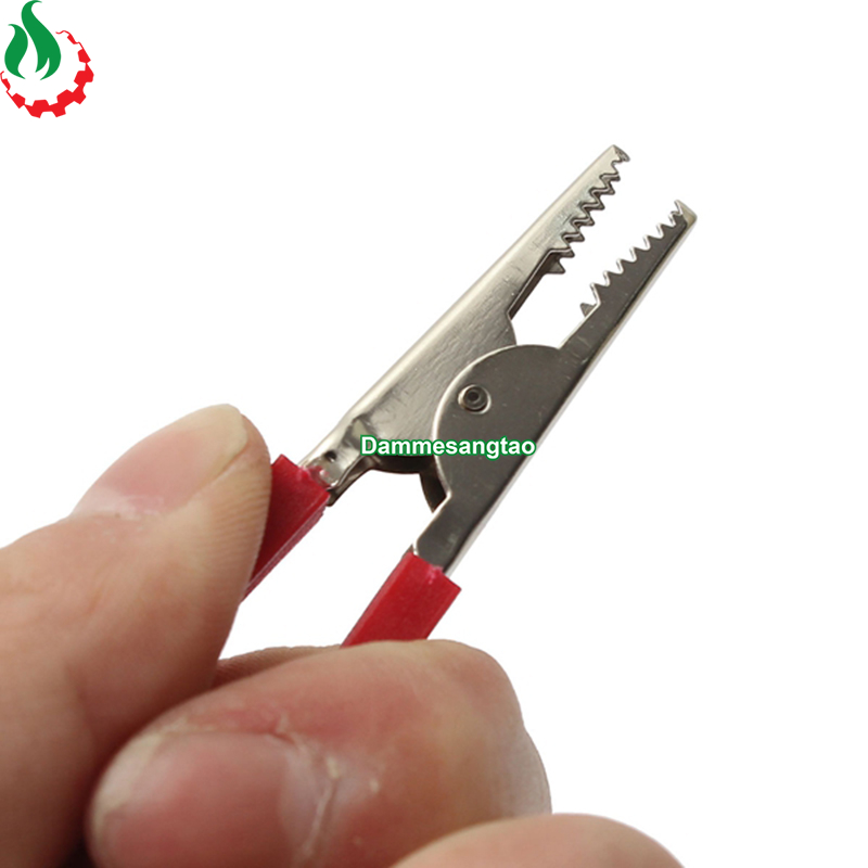 Đầu kẹp cá sấu mini (Vuông)