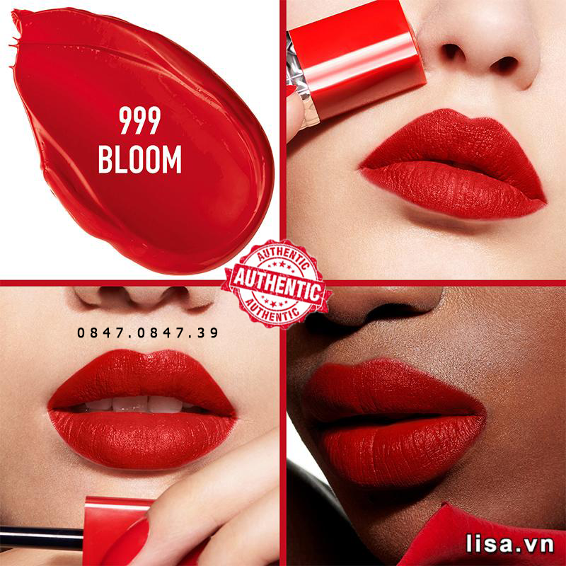 Son Dior Rouge Màu 999 Đỏ Tươiv