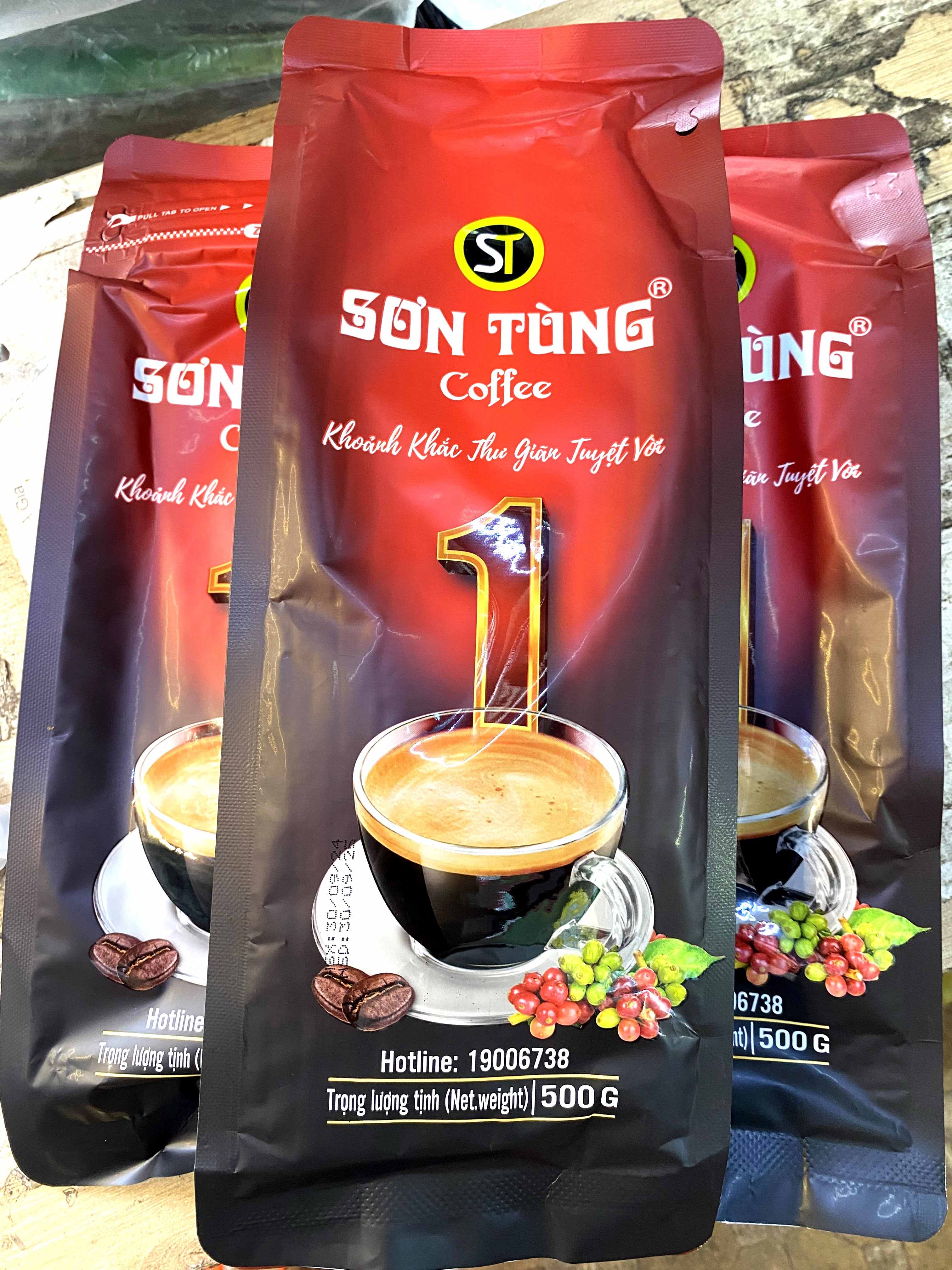CÀ PHÊ XAY SƠN TÙNG SỐ 1.2.3.4 500gr